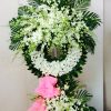 Kệ hoa tang 2 tầng màu trắng HTL034
